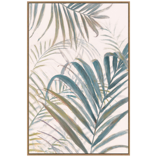 [172083-TT] Soothing Palms 1 Framed Canvas 24WX36H