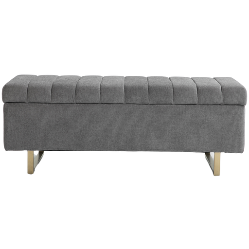 [172227-TT] Grace Storage Bench Grey