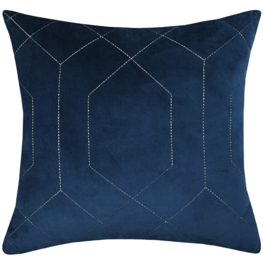 [172432-TT] Garmo Velvet Pillow Blue 16in