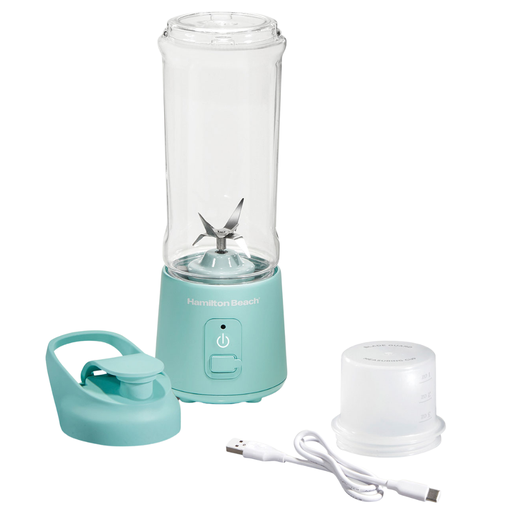 [172523-TT] Hamilton Beach Cordless Portable Blender Aqua