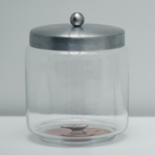 [172737-TT] Glass Jar Medium