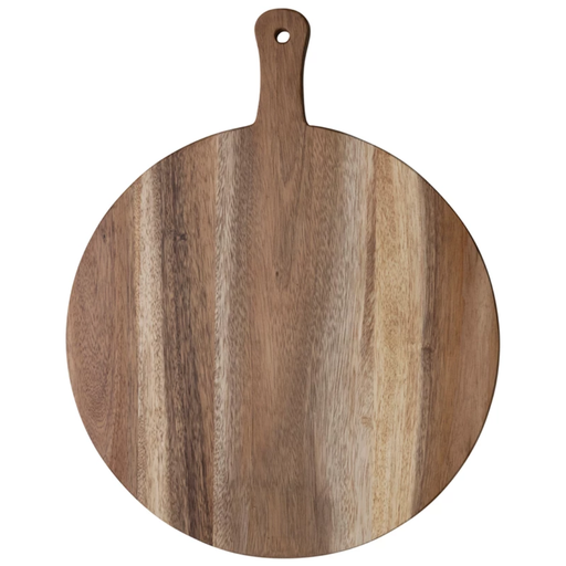 [172659-TT] Suar Wood Cheese/Cutting Board w/ Handle, Natural 24"L x 19"W
