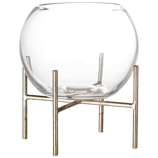 [172676-TT] Planter/Vase with Distressed Stand