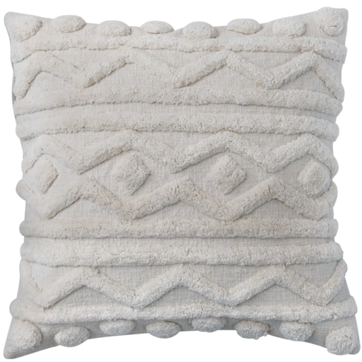 [170895-TT] Tufted Zig Zag Pillow 20in