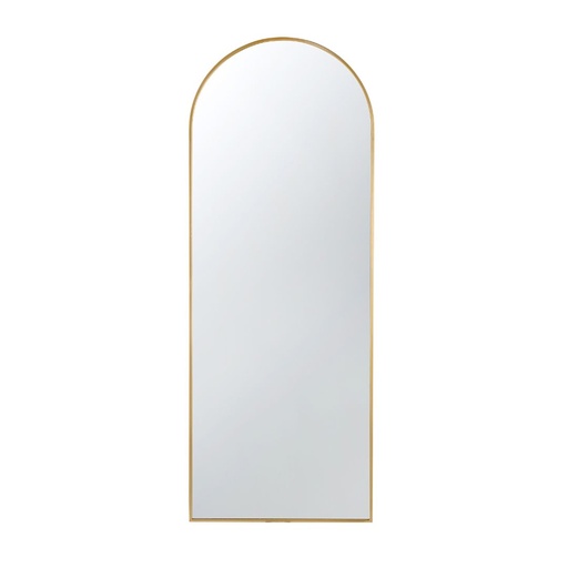 [172714-TT] Celine Gold Arch Wall Mirror 28in x 74in