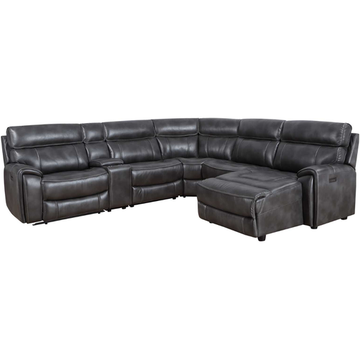 [173328-TT] Provo 6-Piece Dual-Power Chaise Sectional