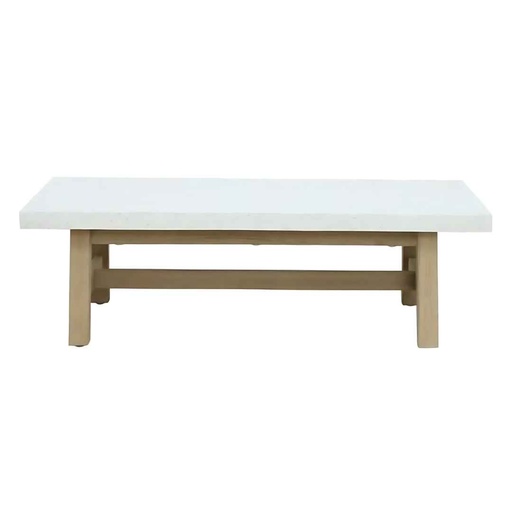 [173329-TT] Bali Coffee Table with Terrazzo Top