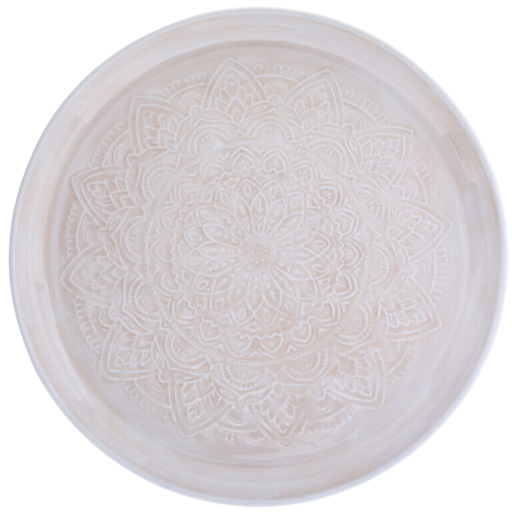 [173360-TT] Embossed Metal Tray 16in