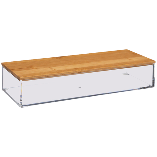 [173387-TT] Selena Storage Box with Bamboo Lid Medium