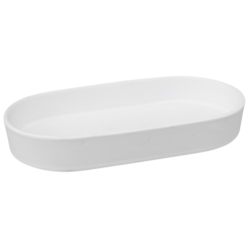 [173439-TT] Sleek Soap Dish White