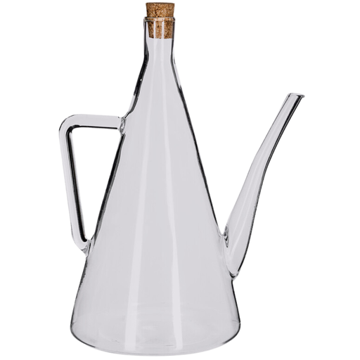 [173459-TT] Triangle Glass Oil / Vinegar Cruet 0.5L