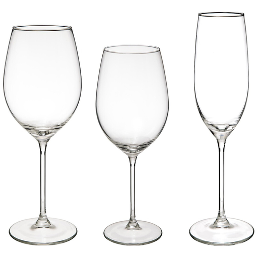 [173511-TT] Lina Deluxe Glassware Set 18pc
