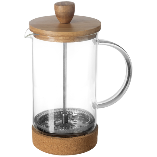[173548-TT] Bamboo Glass Coffee Maker 60cl