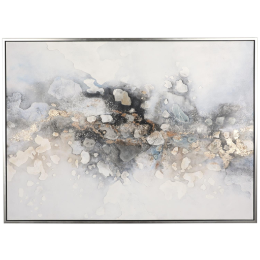 [173606-TT] Abstract Watercolor Framed Canvas 65x47in