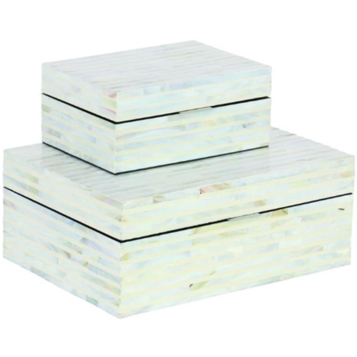 [173623-TT] Mother of Pearl Box 8in
