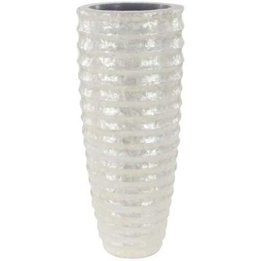 [173680-TT] Capiz Floor Vase 48in