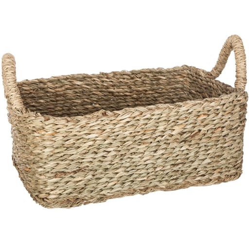 [173772-TT] Killian Natural Square Basket Medium