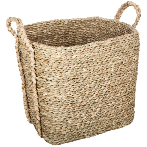[173779-TT] Killian Natural Rectangular Basket 9.6in