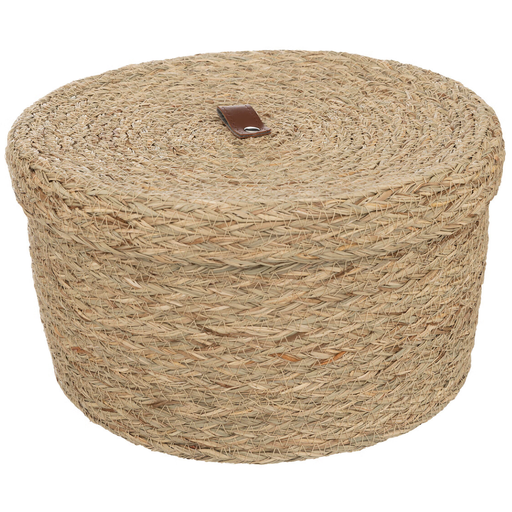[173807-TT] Arianna Natural Woven Box Large