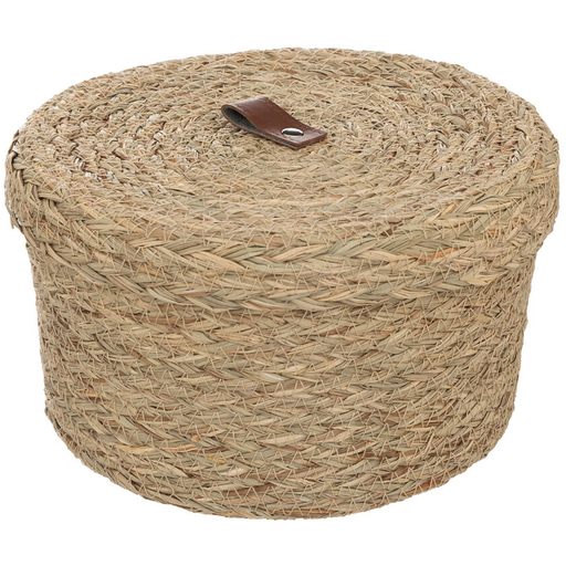 [173806-TT] Arianna Natural Woven Box Small