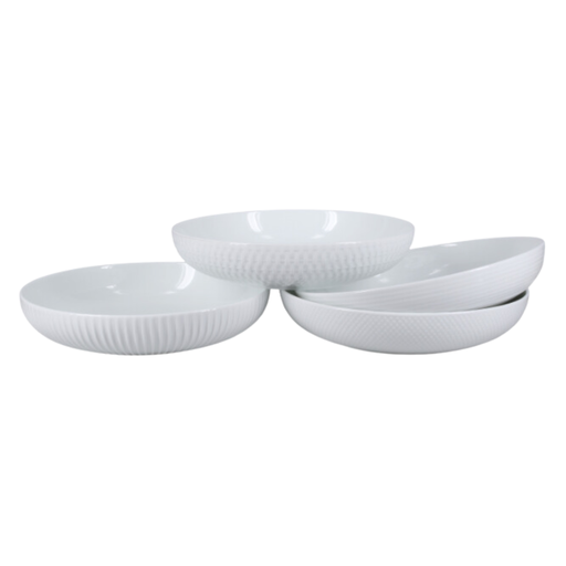 [173912-TT] Assorted Dinner Bowls White
