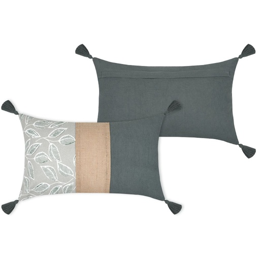 [173940-TT] Manisa Green Pillow 12in x 20in