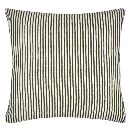 [173949-TT] Soleia Green Striped Pillow 18in