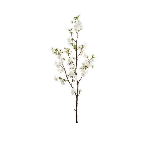 [147055-TT] Cherry Blossom Spray White 44in