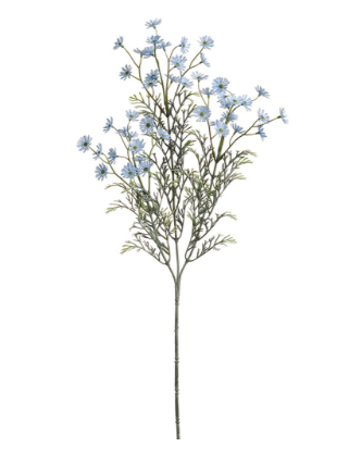 [147056-TT] Marguerite Daisy Spray Blue 26in