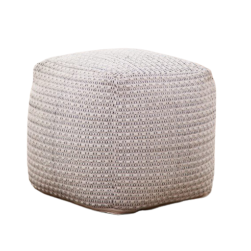 [174050-TT] Hakim Handwoven Pouf