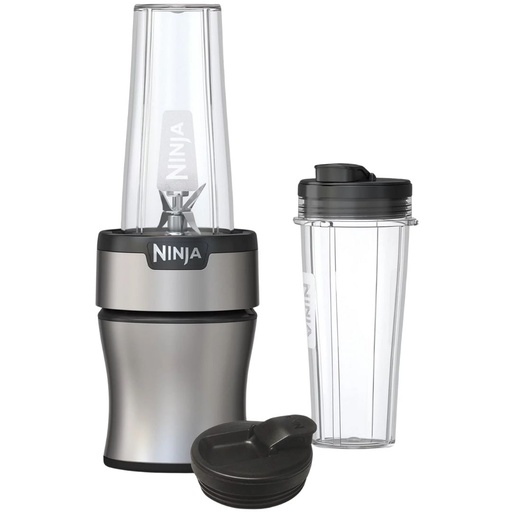 [173211-TT] Ninja Nutri-Blender Plus Compact Personal Blender with To-Go Cups, Spout Lids and Storage Lid