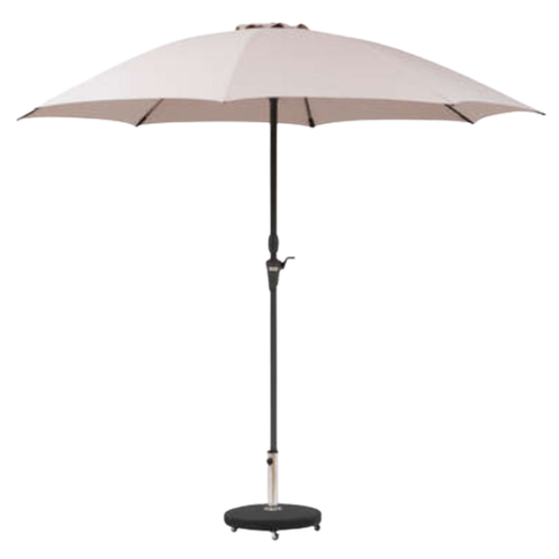 [173760K-TT] Sisko Taupe Outdoor Umbrella 9ft with Base