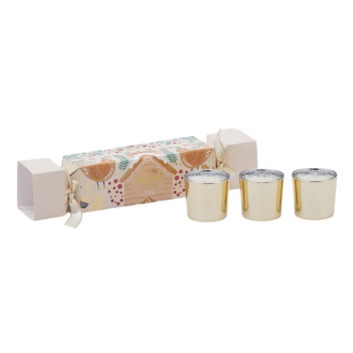 [174494-TT] Joyful Candle Votive Set :Black Vanilla