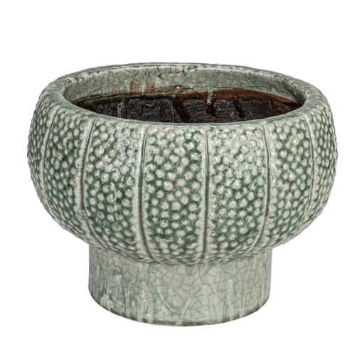 [174748-TT] Terracotta Footed Planter 10in