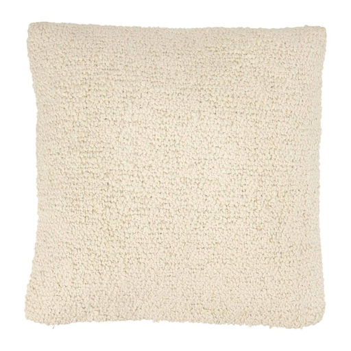 [174699-TT] Cotton Boucle Pillow Cream  20in