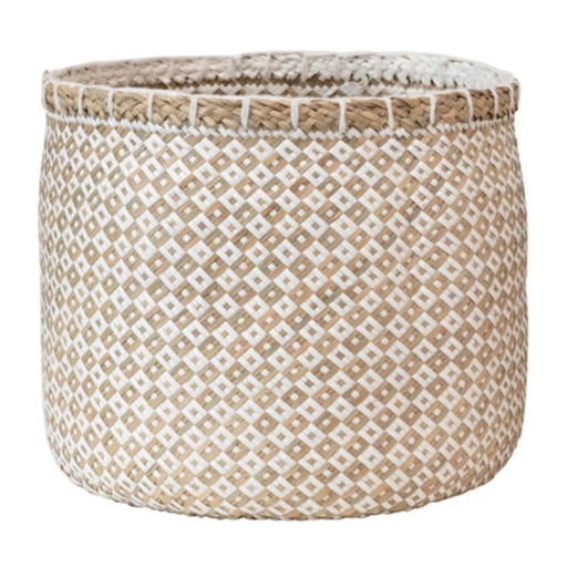 [174734-TT] Round Seagrass Baskets Md