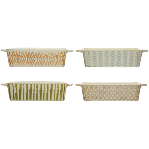 [174761-TT] Verdant Stoneware Baker 2.5 cups Assorted