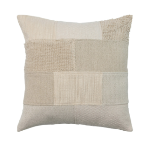 [174700-TT] Cotton Patchwork Pillow 20in