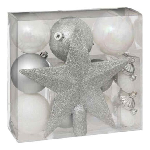 [174771-TT] 18 Piece Decoration Kit Silver