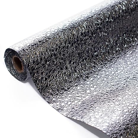 [174788-TT] Sequined Roll Silver 11in x 120in