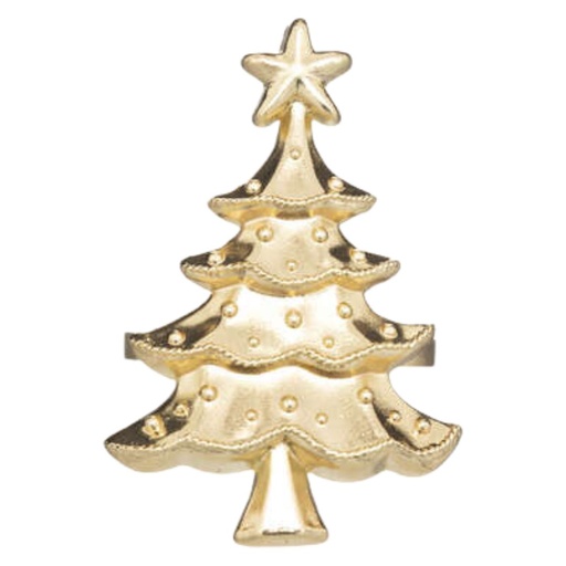 [174795-TT] Pine Tree Napkin Ring 2pc