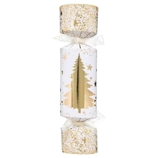 [174797-TT] Gold Tree Christmas Crackers Set of 6