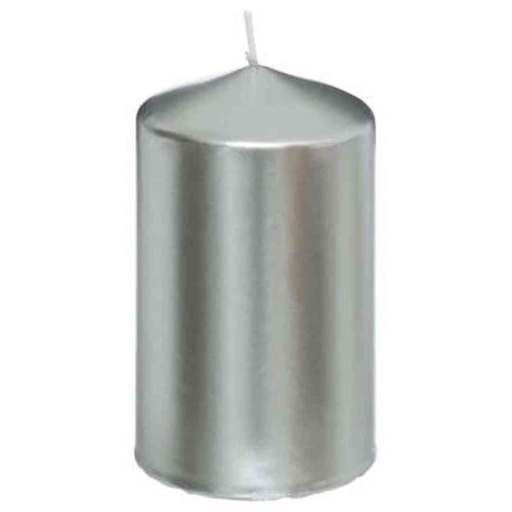 [174852-TT] Silver Pillar Candle