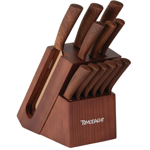 [174901-TT] Hampton Forge Raintree Copper Knife Block Set 13pc