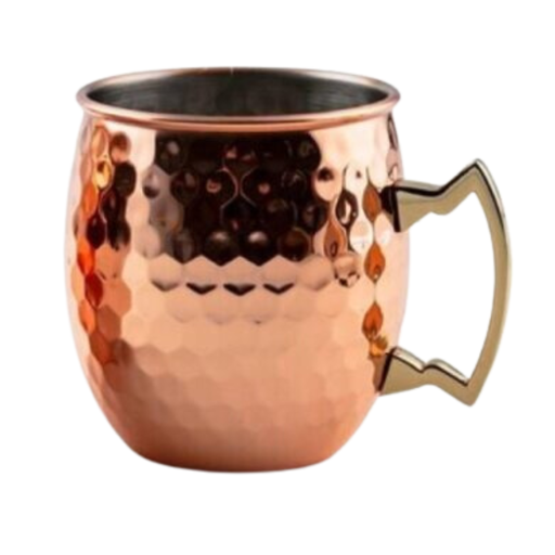 [174928-TT] Moscow Mule Hammered Copper Mug 20oz