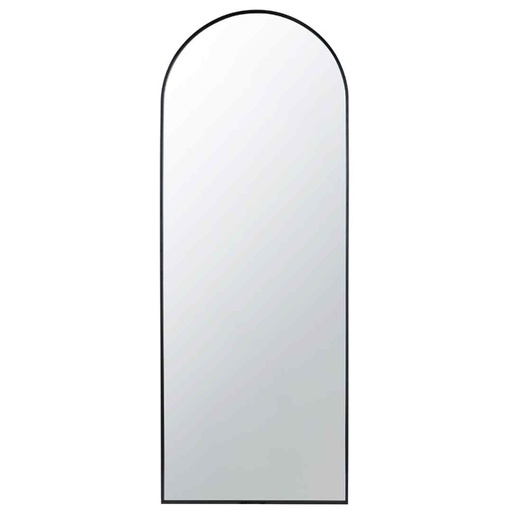 [175221-TT] Celine Black Arch Wall Mirror 28x74in