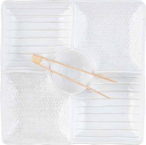 [175842-TT] Textured Sectioned Server Set