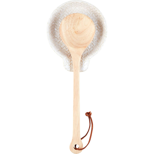 [175843-TT] Textured Spoon Rest With Spoon Set