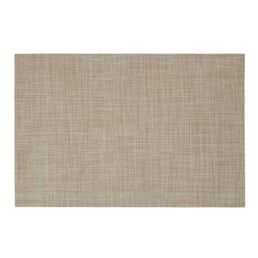 [175695-TT] Linen Vinyl Placemat Tan
