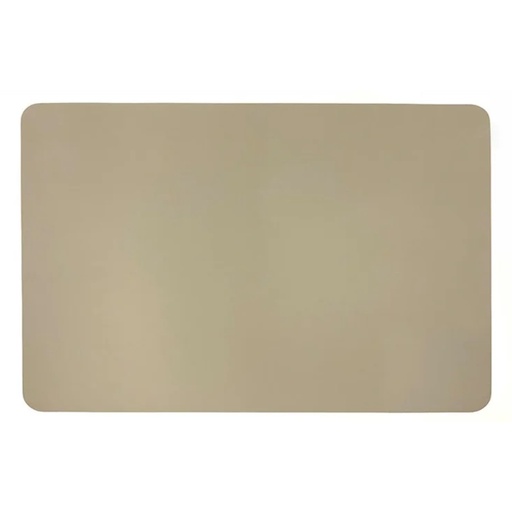 [175686-TT] Studio Leather Rectangle Placemat Stone
